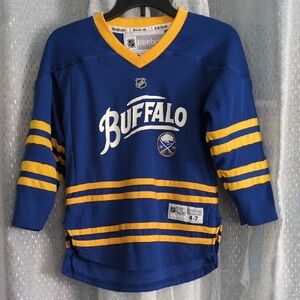 Reebok Blue and Yellow Kids Jersey